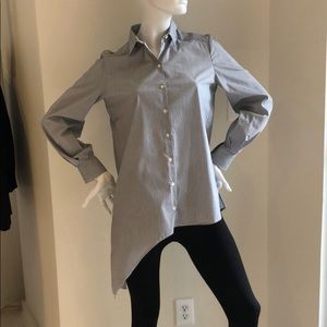 IRO long sleeve pin stripped button down